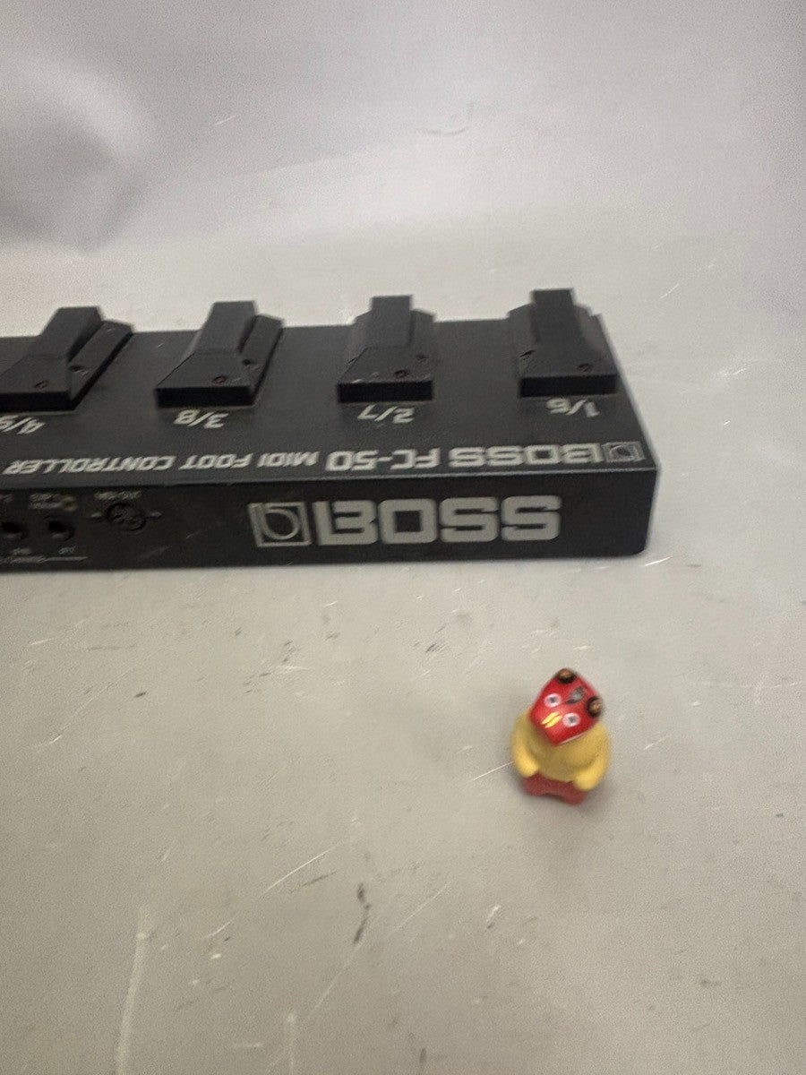 Boss FC-50 MIDI Foot Controller Tested Vintage Guitar Synth Pedalboard Japan
