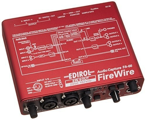 Roland FA-66 Audio Interface FireWire AUDIO CAPTURE FA-66