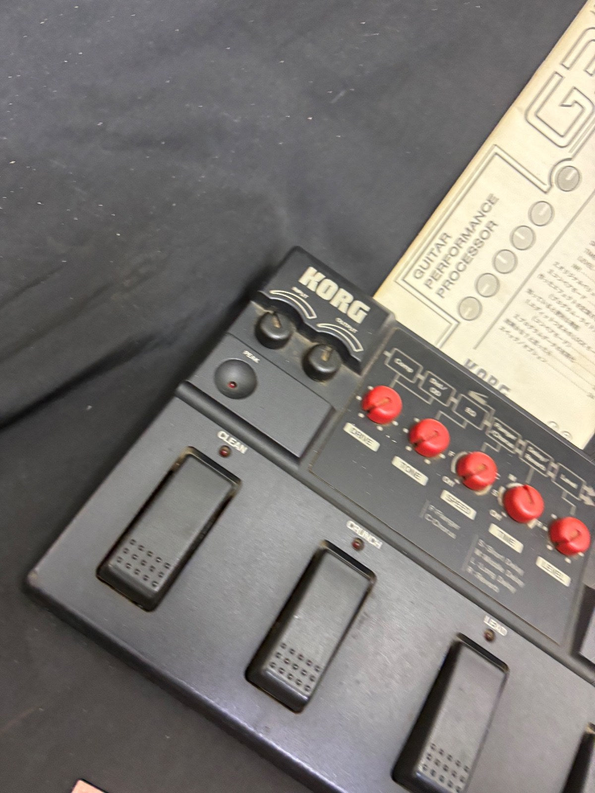 Korg ToneWorks G3 Guitar Performance Processor Multi Effects Pedal Tested
