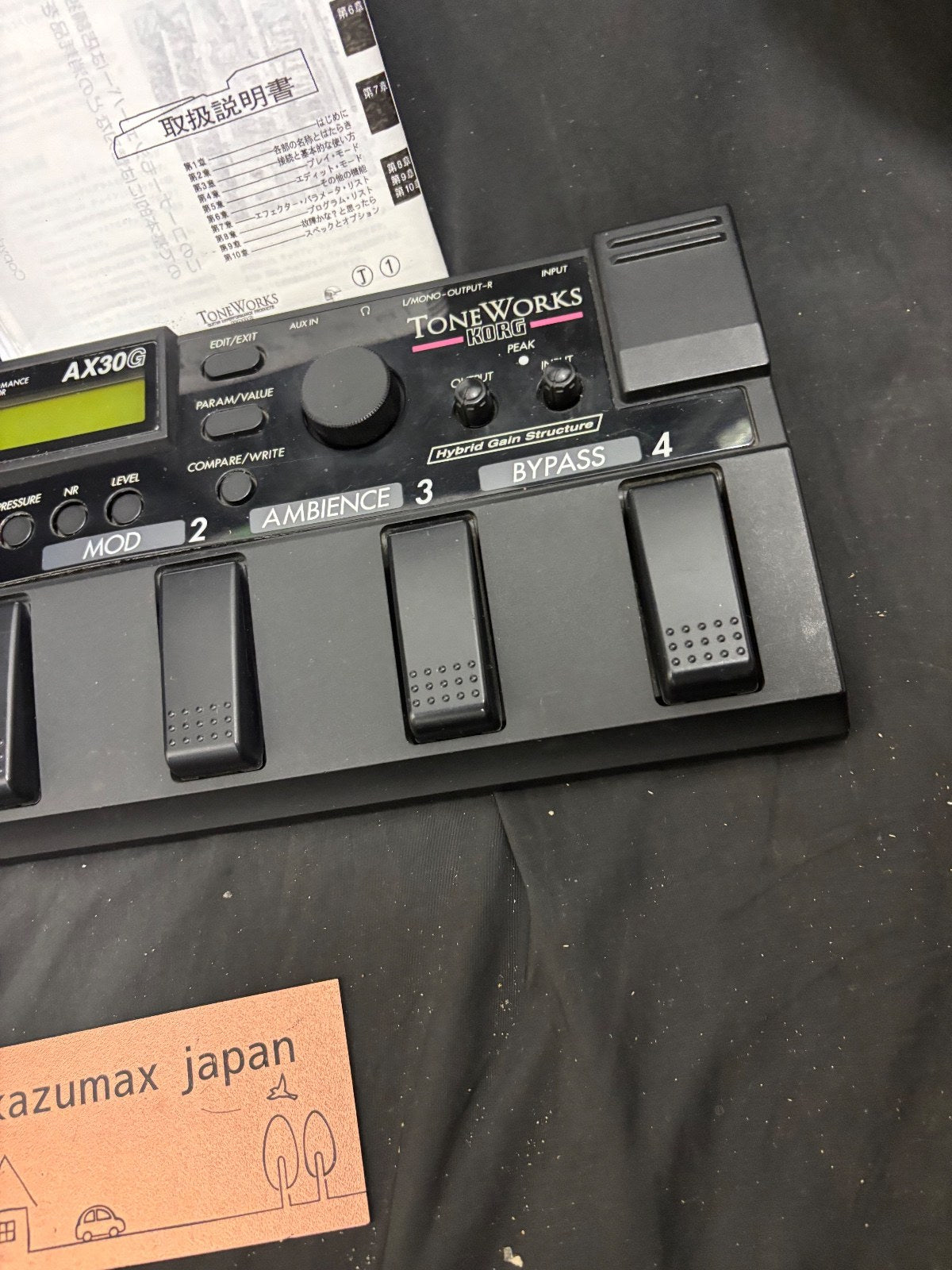 Korg Toneworks AX30G MIJ 90s Guitar Multi-Effects Processor