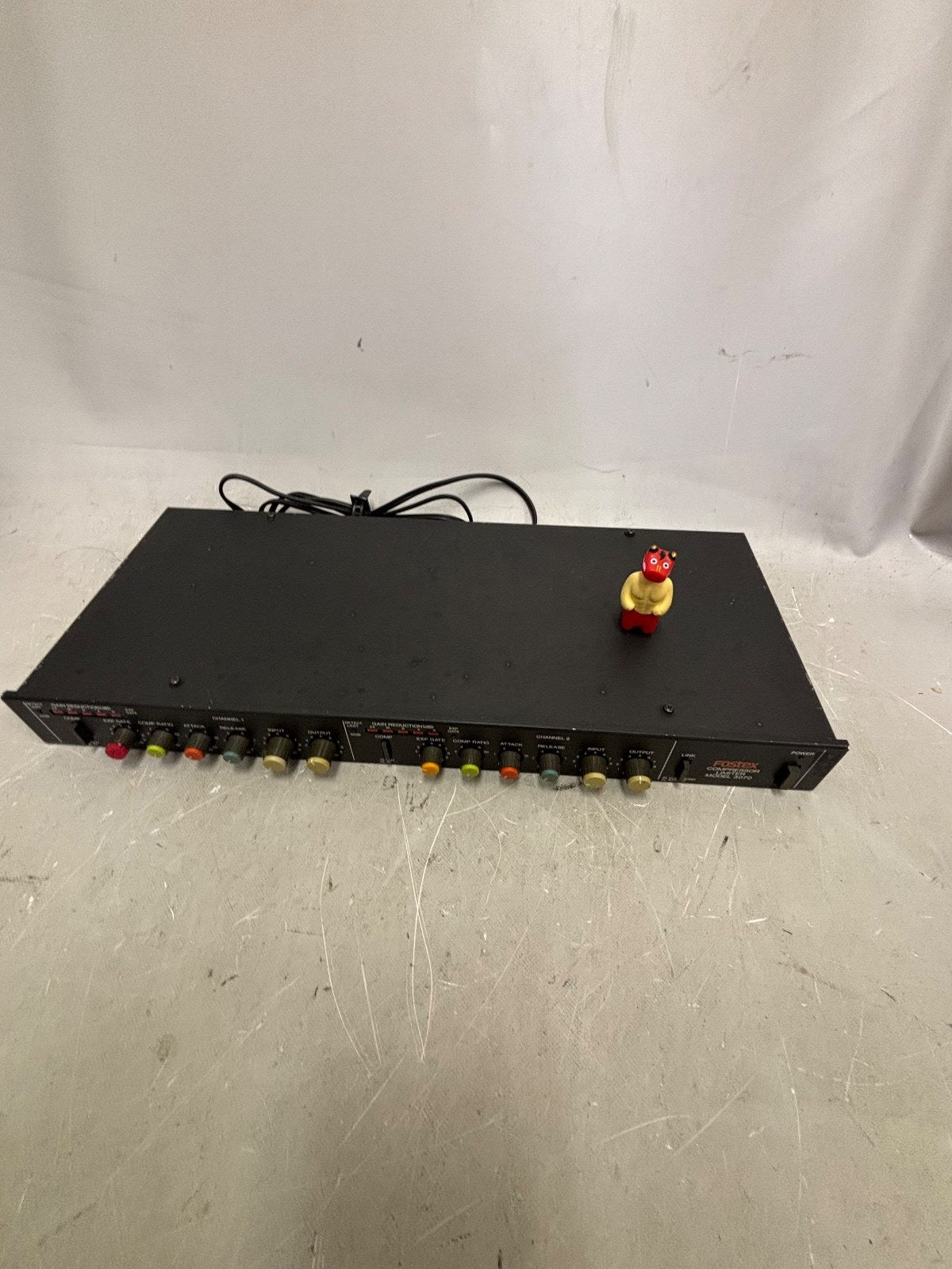 Fostex 3070 Compressor Limiter Rackmount  Vintage Rack Unit 2 Channel Pro Audio