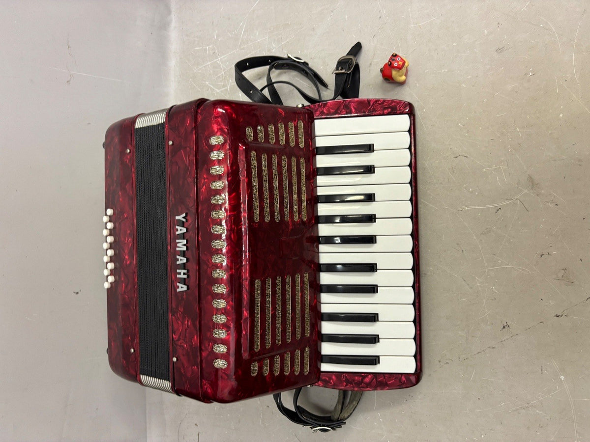 YAMAHA accordion part 25 keys 12 bass red
