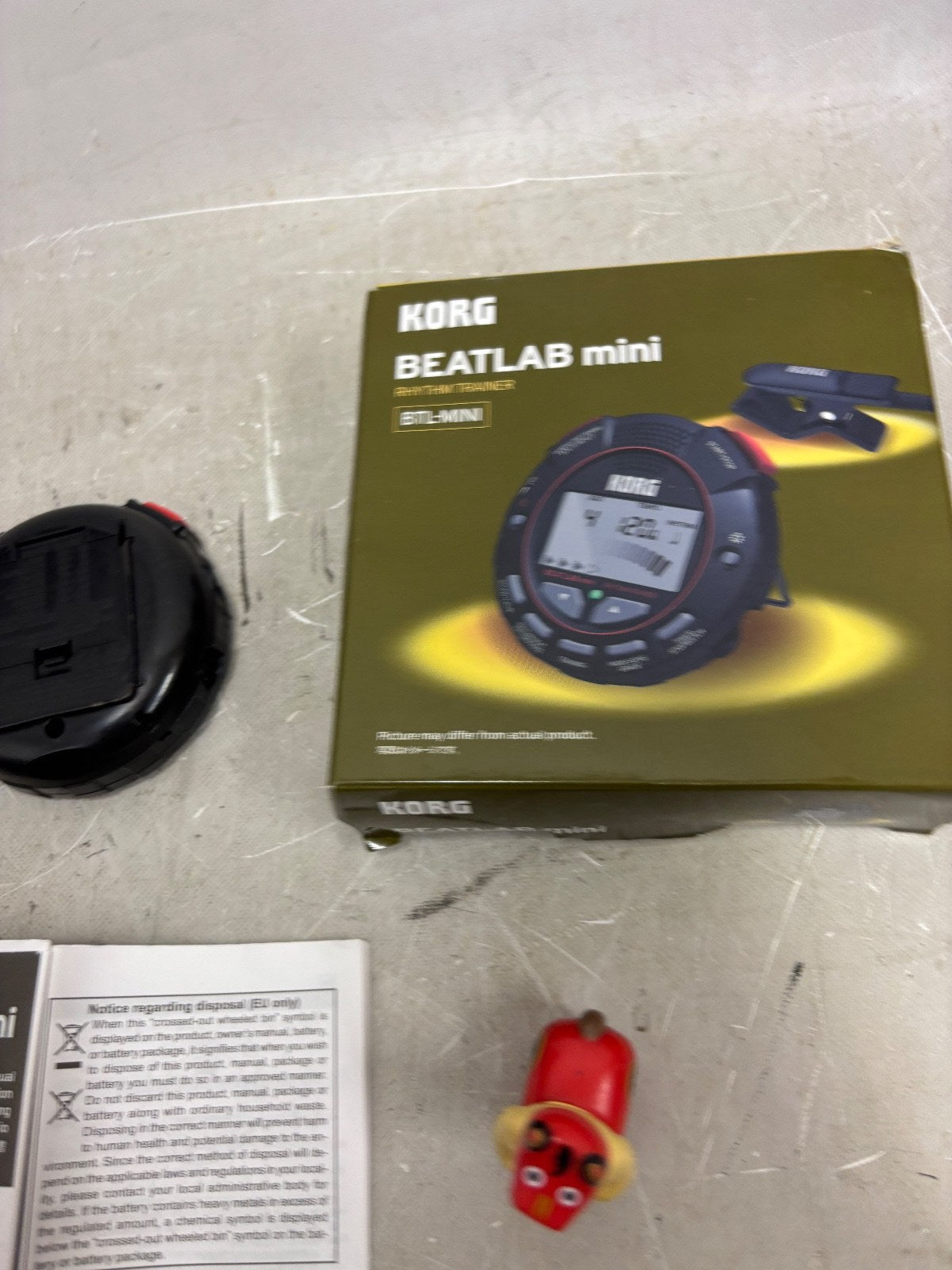 KORG BEATLAB mini Rhythm Trainer with BOX not tested