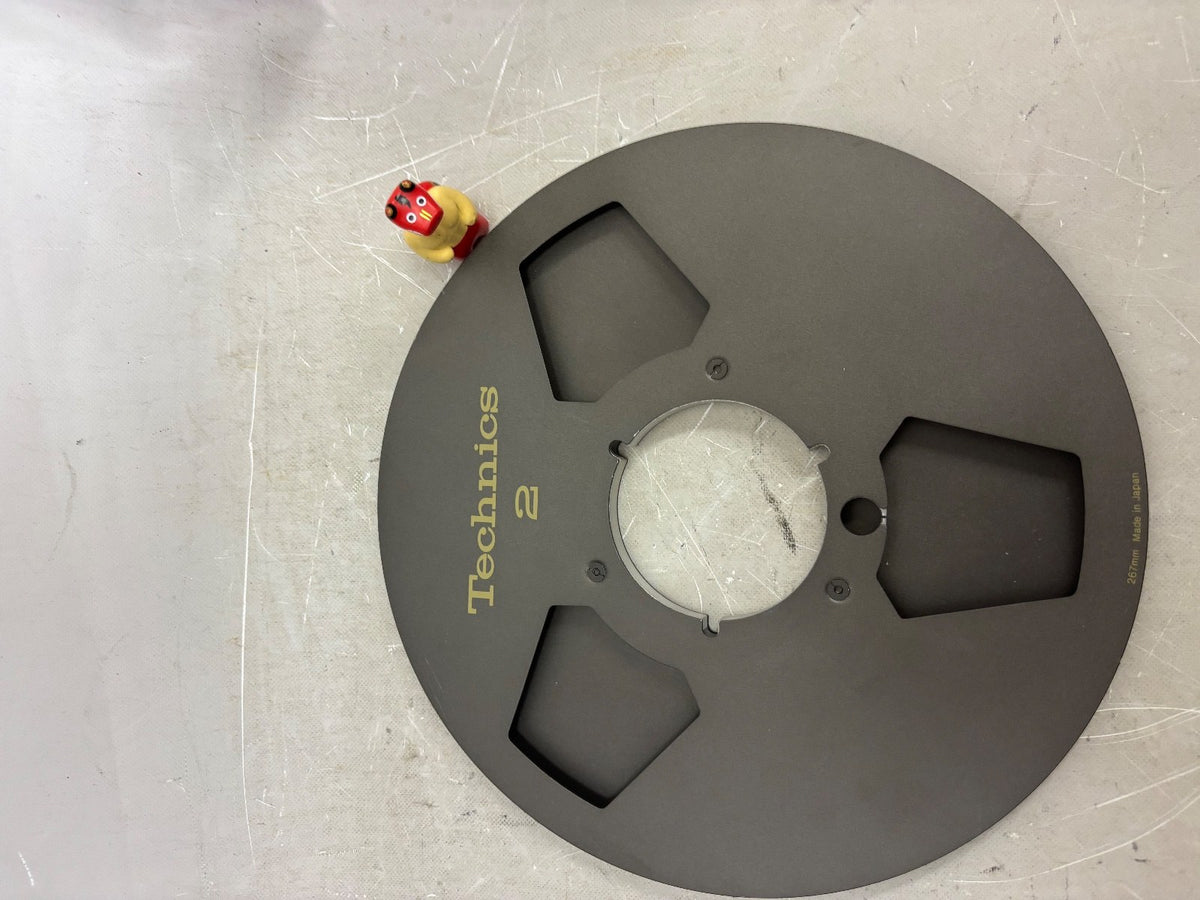 Technics 10.5 metal reel black tape reel