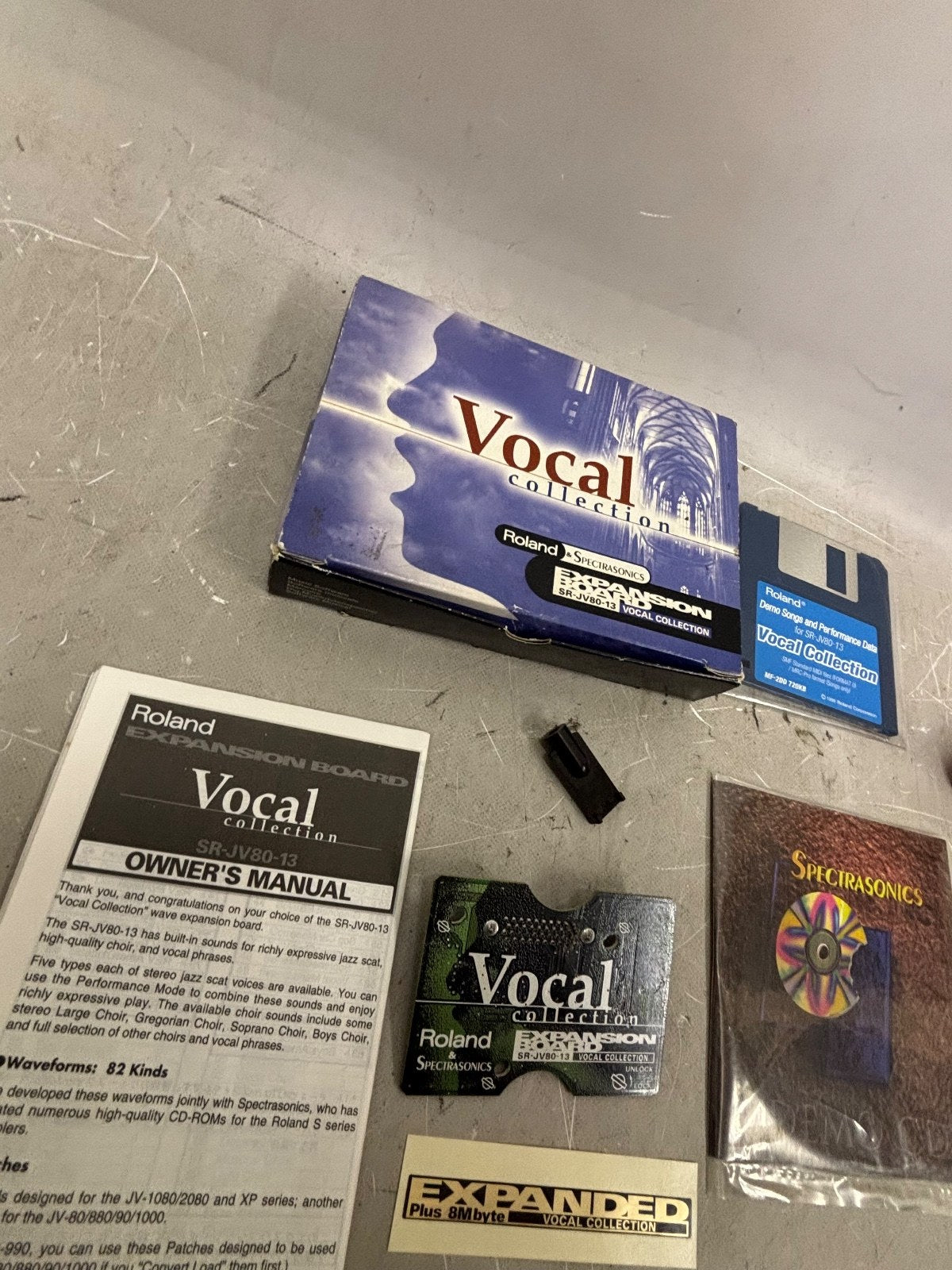Roland SR-JV80-13 Vocal Collection Expansion Board, Tested, with Box, Japan