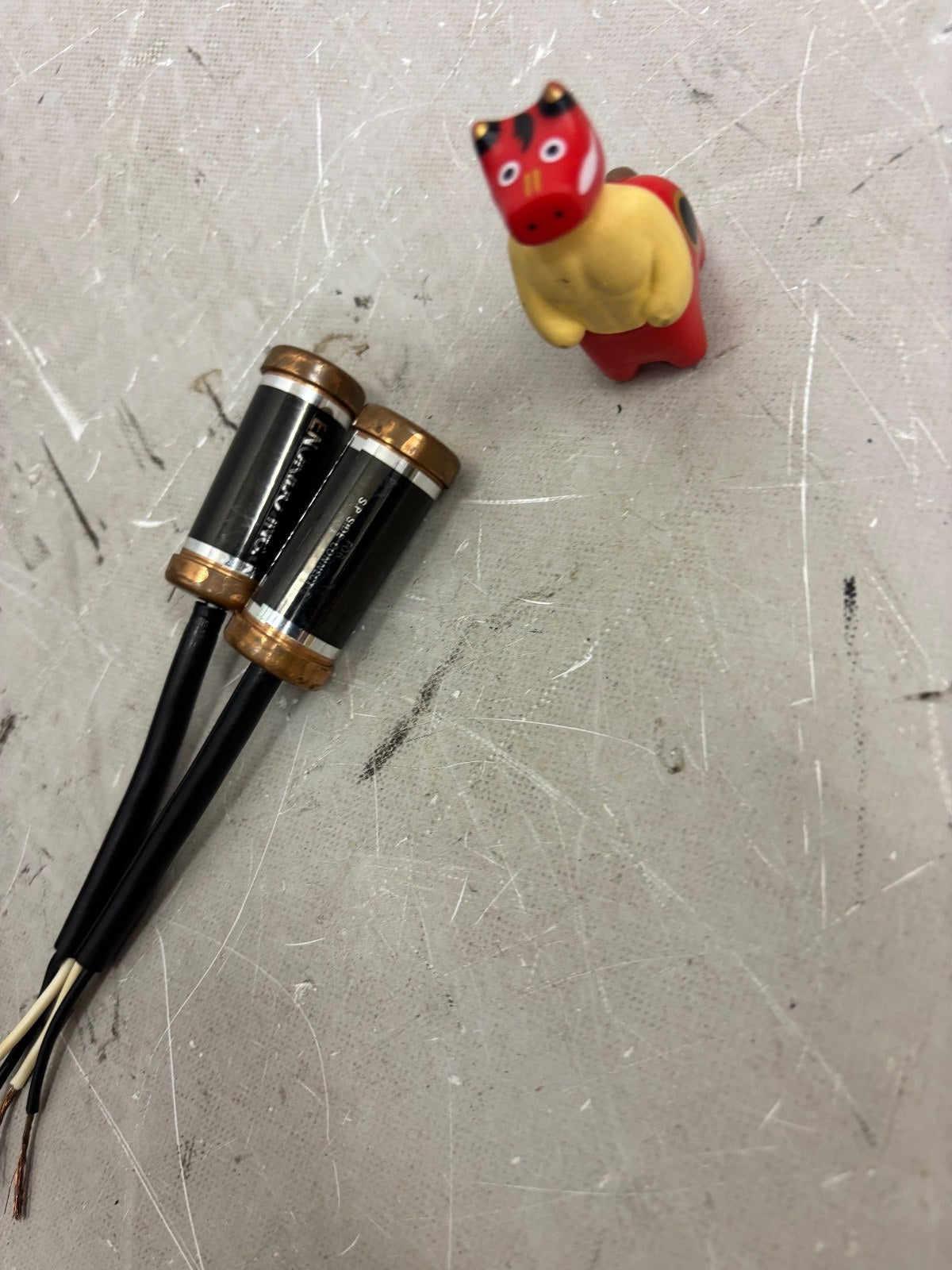 ENOKIDO ENACOM End Audio Compensator Audio Noise Eliminator Pair Tested