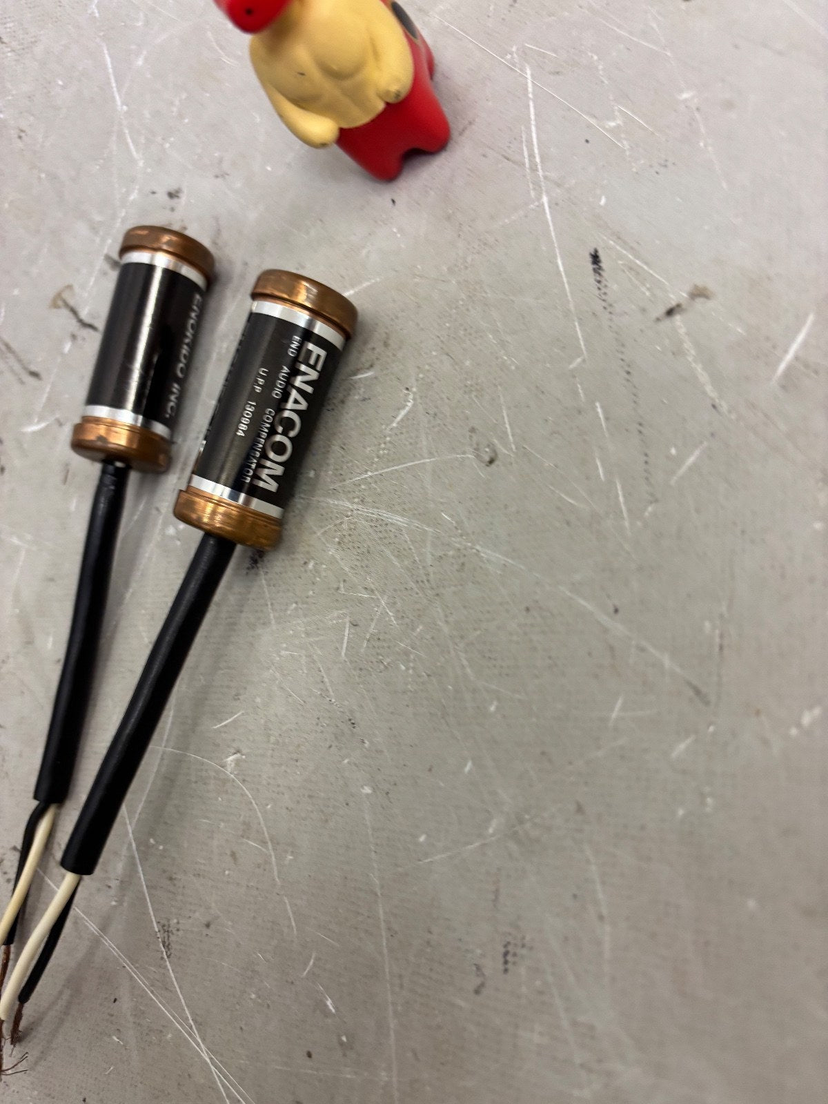 ENOKIDO ENACOM End Audio Compensator Audio Noise Eliminator Pair Tested