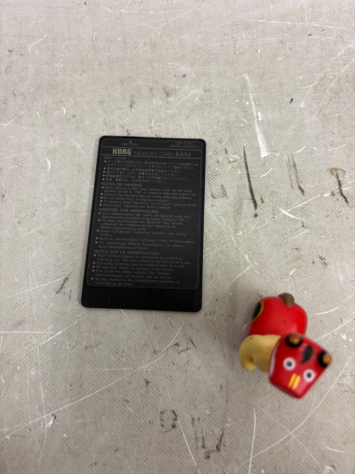 Korg MCR-03 Memory Ram Card 256kb