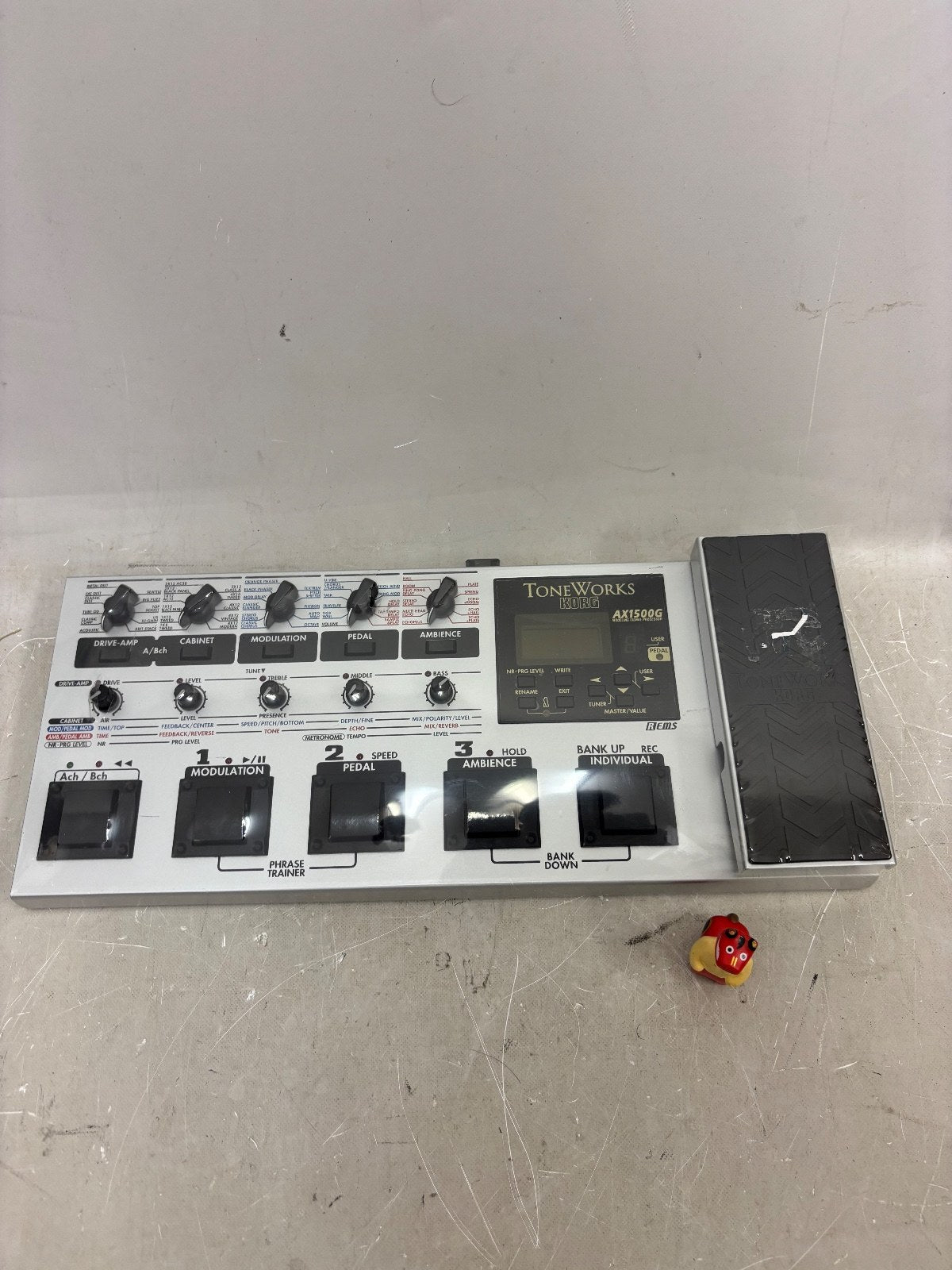 Korg AX1500G Guitar Multi Effects Processor Amp Modeling Expression Pedal Tested