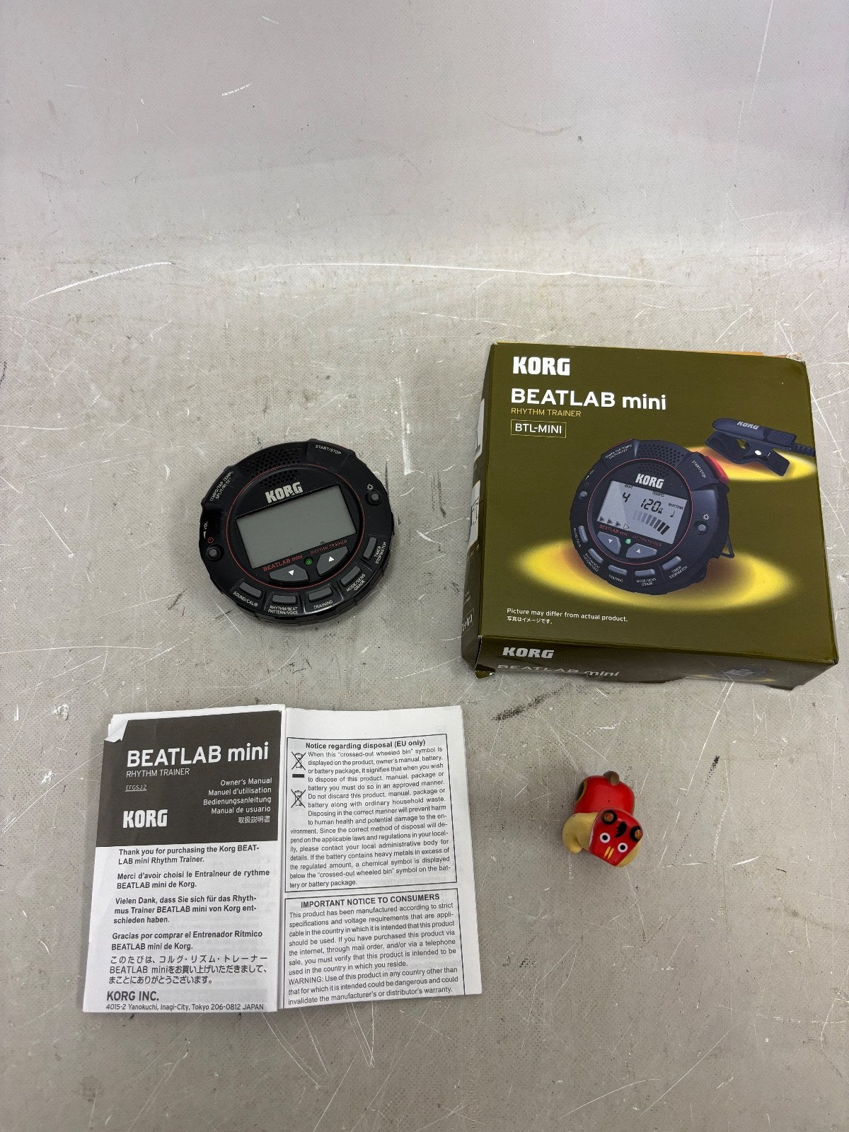 KORG BEATLAB mini Rhythm Trainer with BOX not tested
