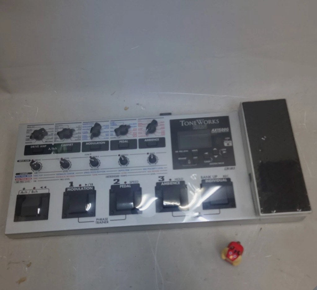 Korg AX1500G Guitar Multi Effects Processor Amp Modeling Expression Pedal Tested