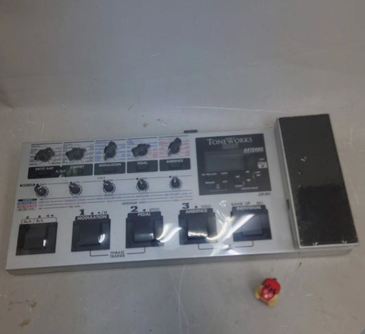 Korg AX1500G Guitar Multi Effects Processor Amp Modeling Expression Pedal Tested