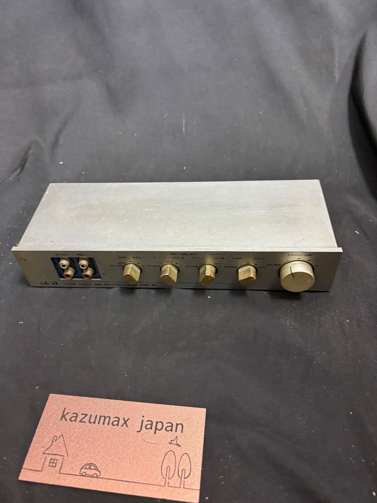 Akai DS-5 Tape Deck Selector Vintage Audio Component Rackmount Unit Tested