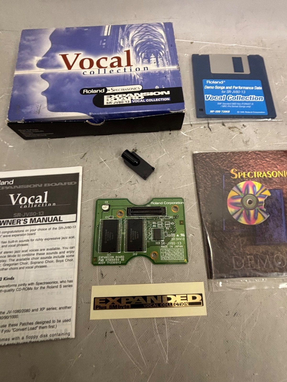 Roland SR-JV80-13 Vocal Collection Expansion Board, Tested, with Box, Japan
