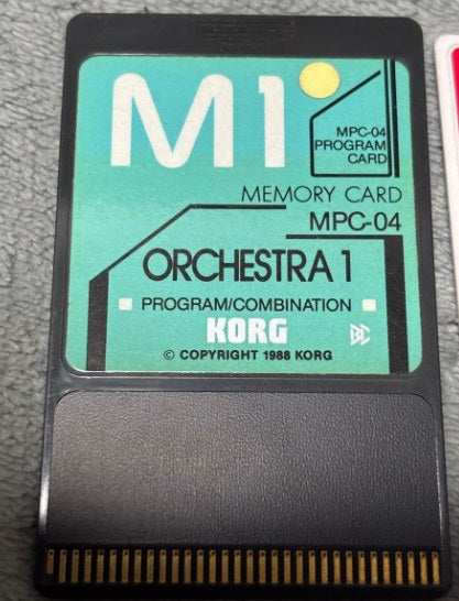 Korg M1 ORCHESTRA1 MPC-04 PCM Memory Card For M1 M1R