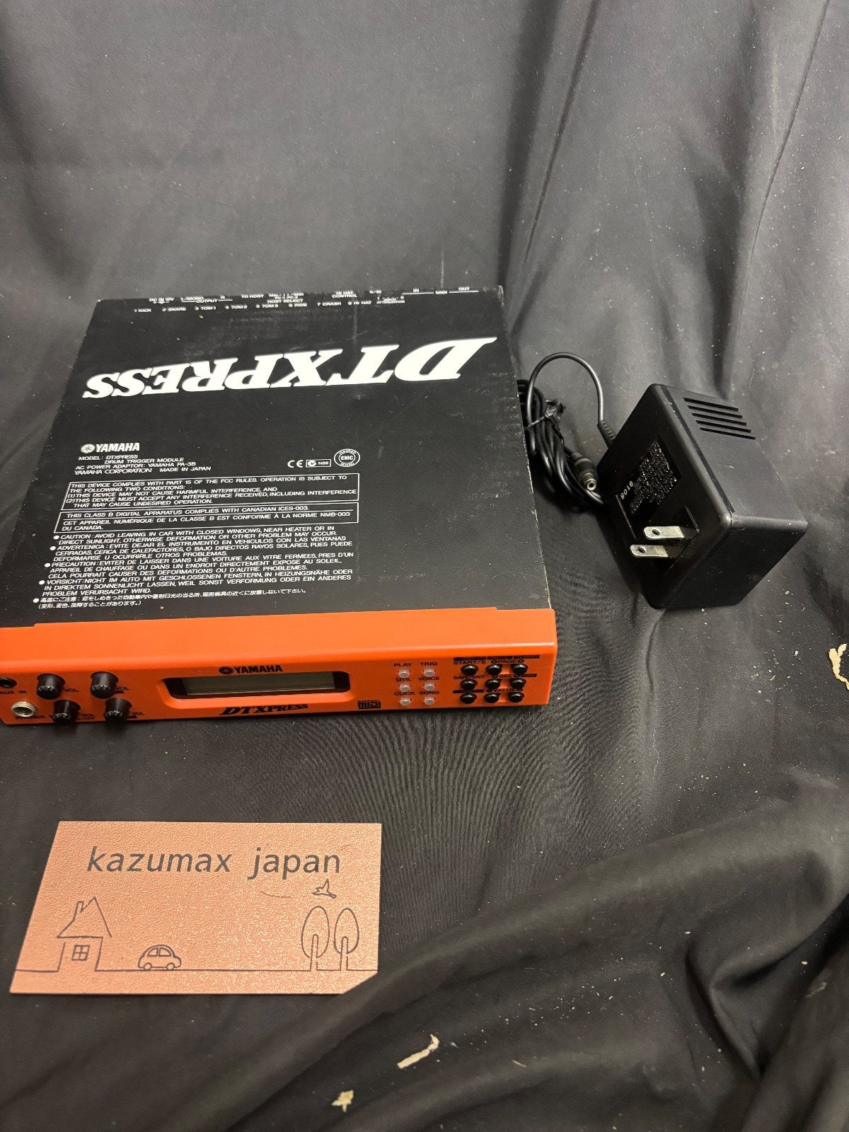 Yamaha DTXPRESS Electronic Drum Trigger Sound Module With Adapter Tested