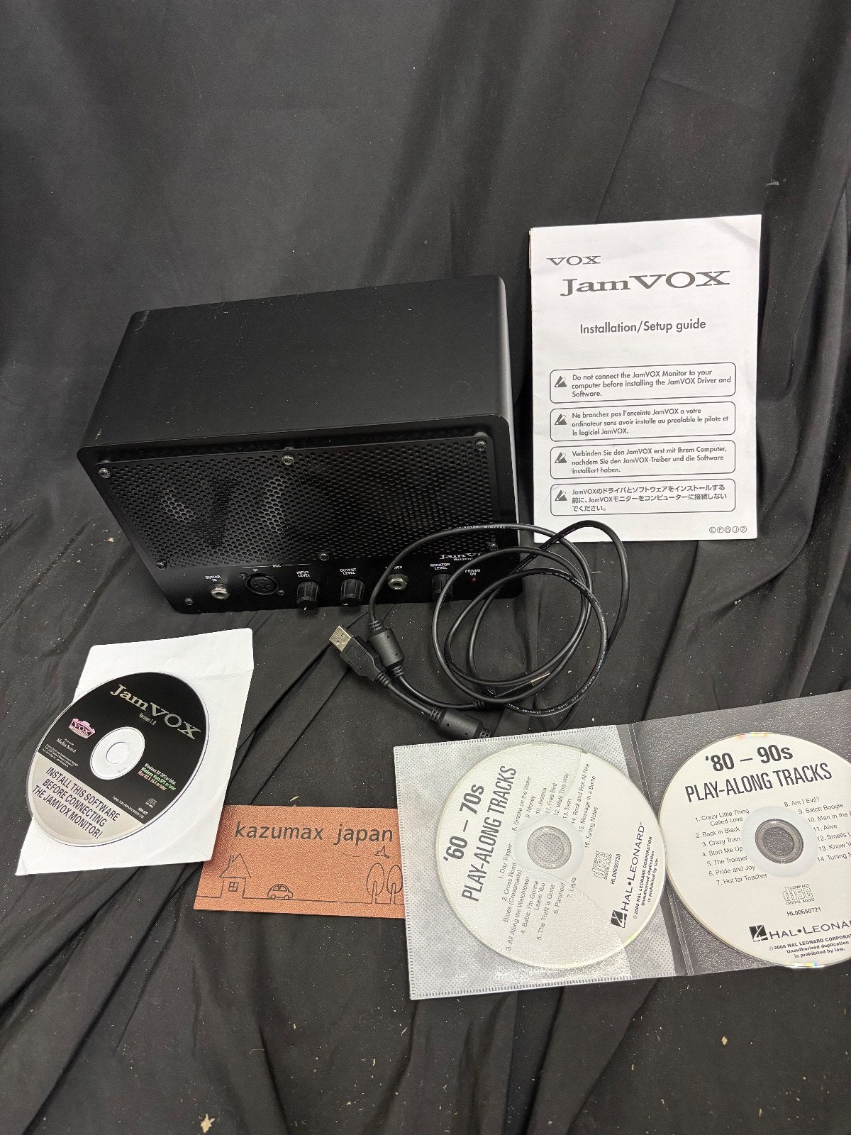 VOX JamVOX Guitar Amplifier Virtual Guitar Amplifier Black