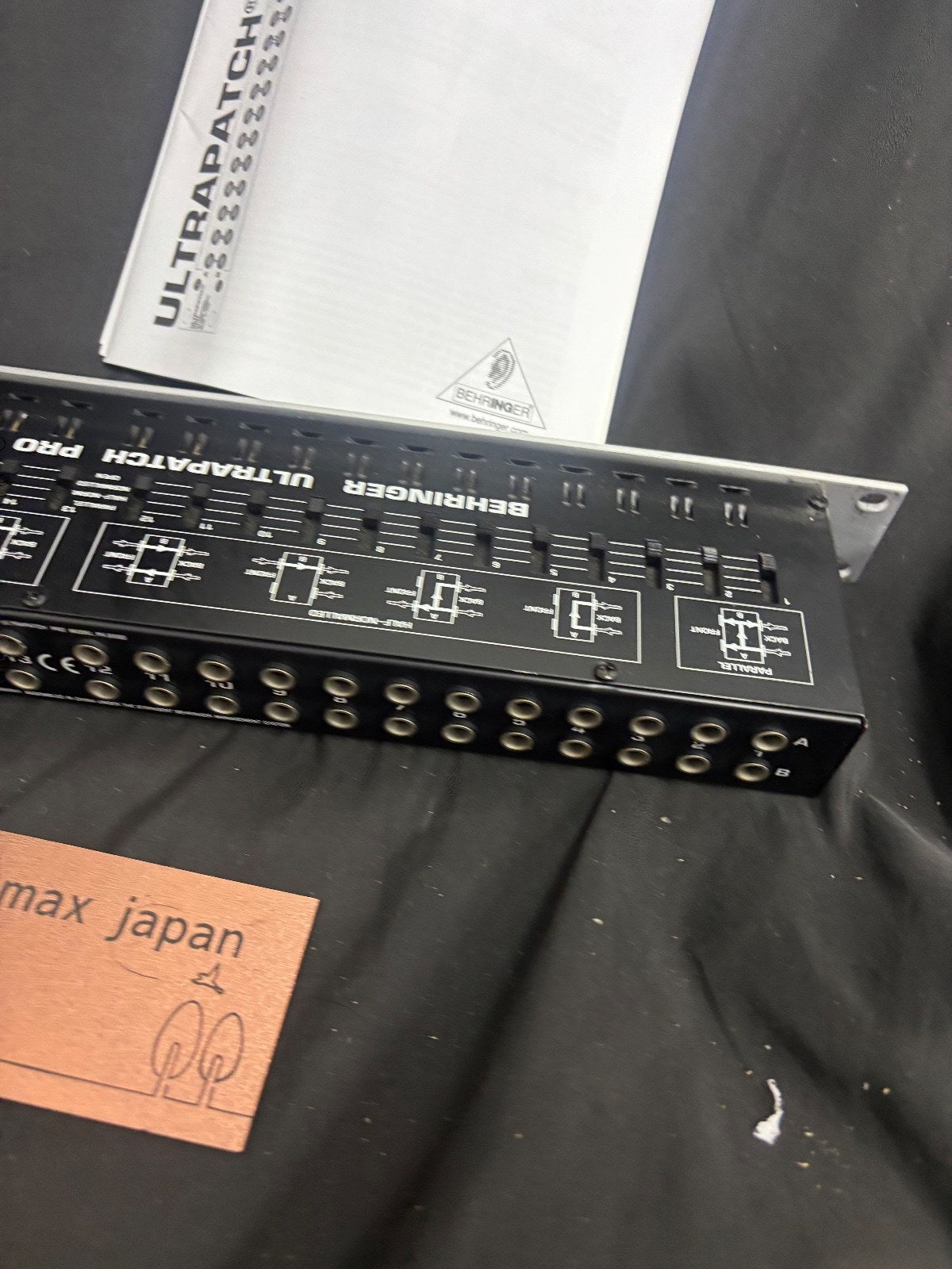BEHRINGER PX2000 ULTRAPATCH PRO 48 Point 1U Audio Patchbay Working from Japan