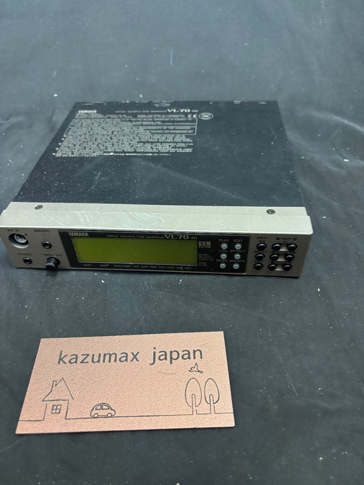 Yamaha VL70-m Virtual Acoustic Tone Generator Synthesizer Module Test completed