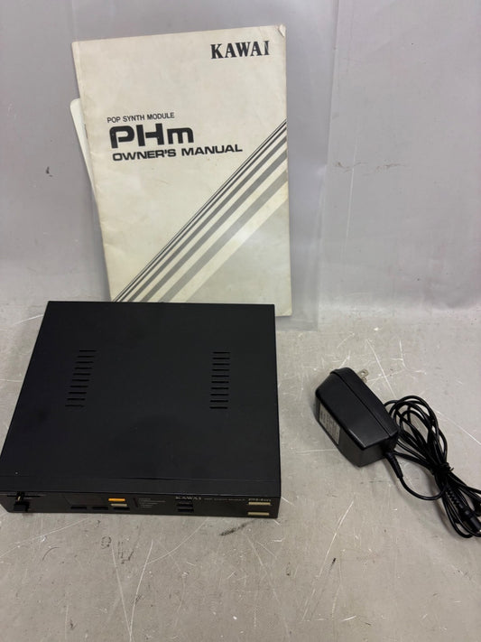 Kawai PHM Pop Synth Module (Half Rack based on the K1) - Japan 1989 - Tested with adapter / manual