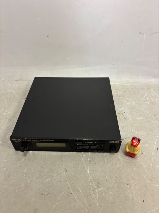 Boss SE-50 PRO Effects Processor Vocoder Sound Canvas with adapter
