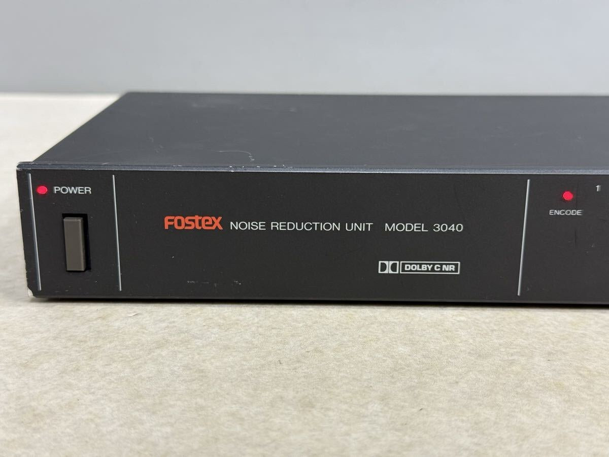Fostex 3040 Dolby C Noise Reduction Unit Rackmount Audio Processor Tested