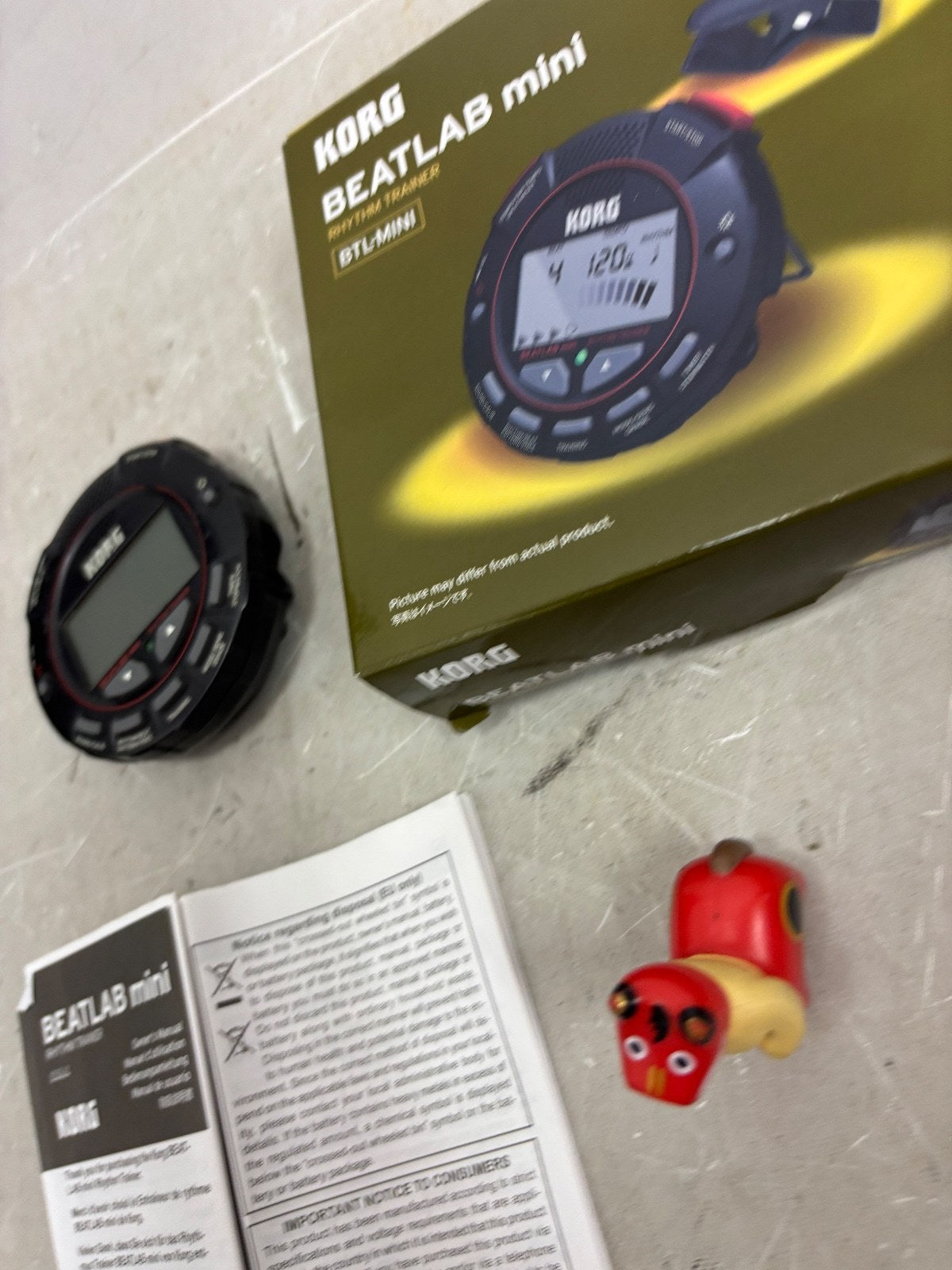 KORG BEATLAB mini Rhythm Trainer with BOX not tested