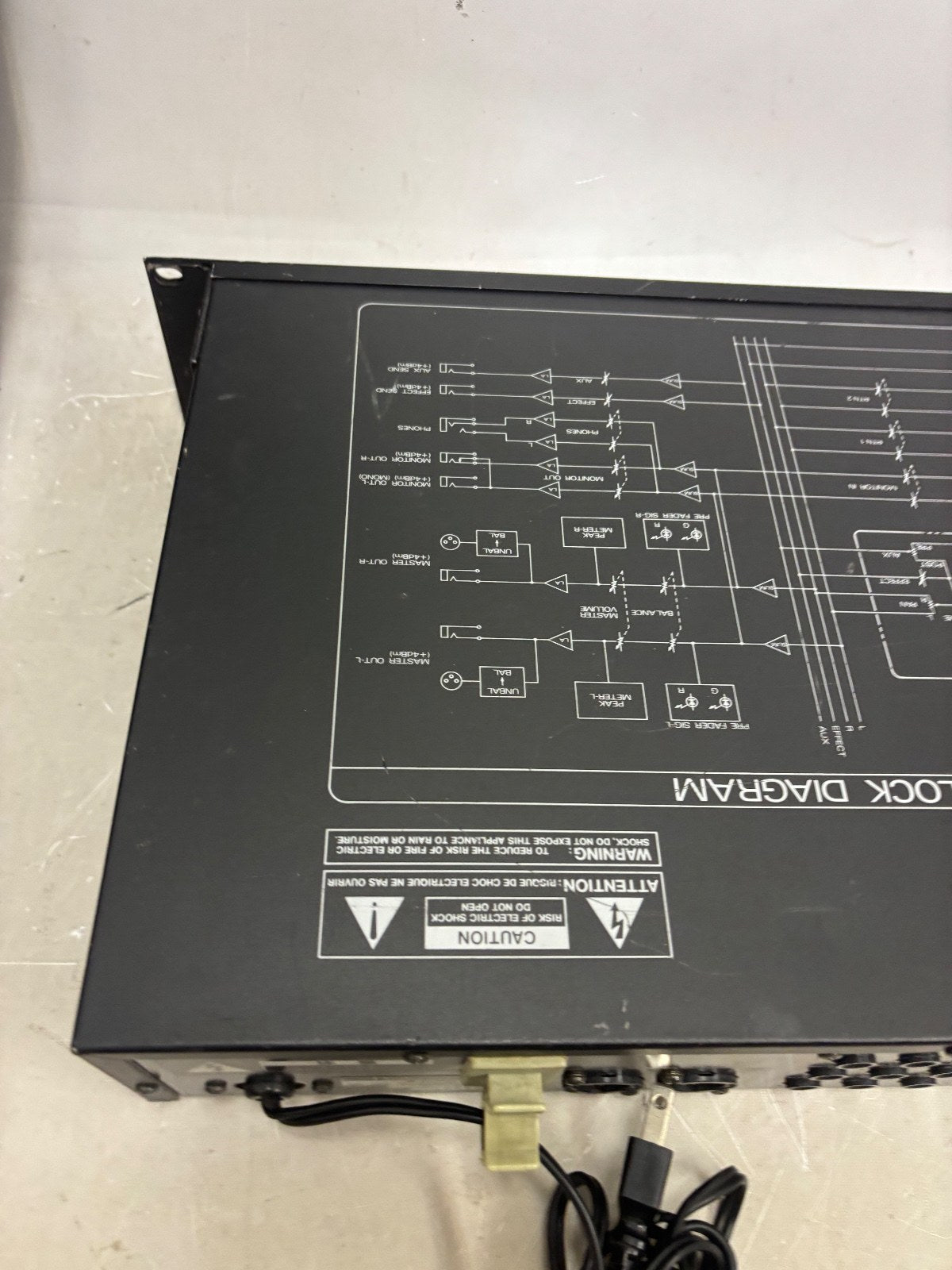 Roland M12E 12 Channel Rack Mixer Audio Line Mixer Tested
