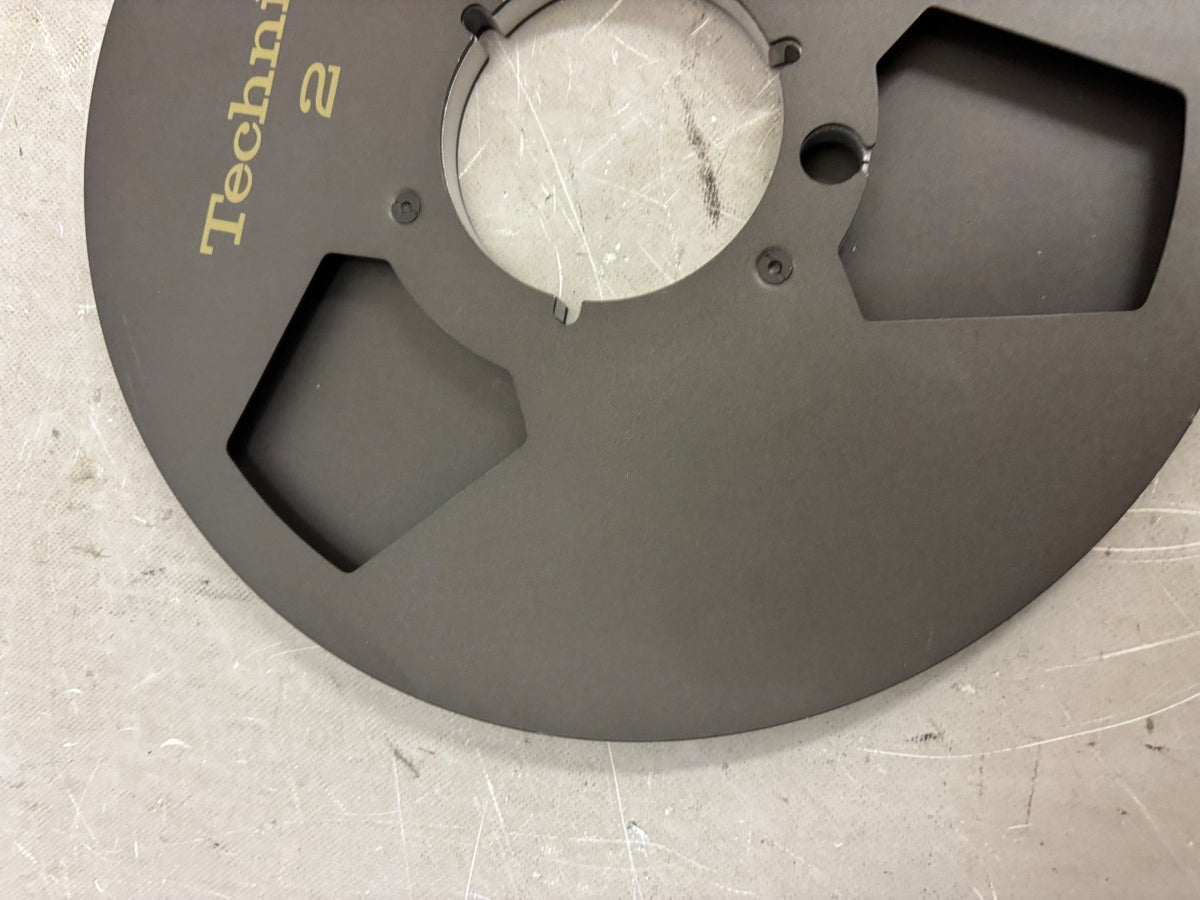 Technics 10.5 metal reel black tape reel