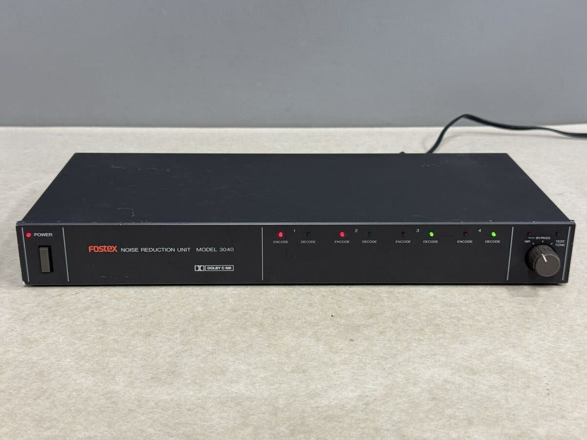 Fostex 3040 Dolby C Noise Reduction Unit Rackmount Audio Processor Tested