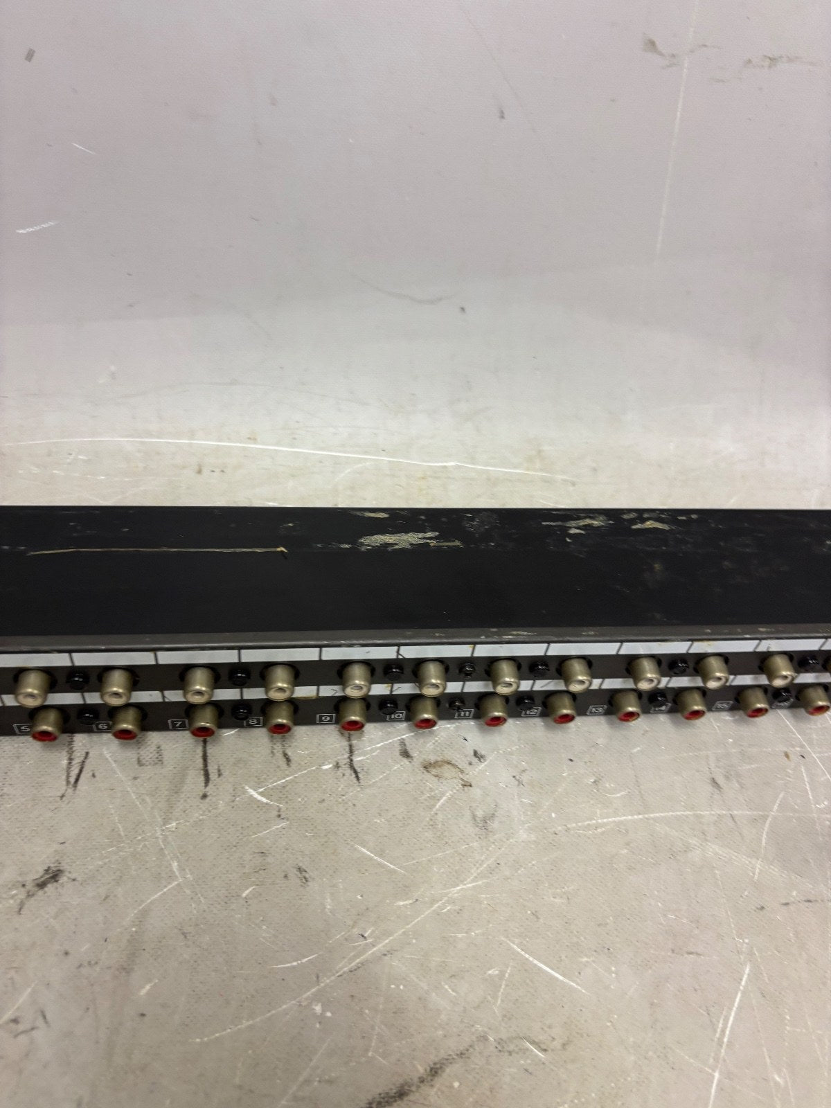 Fostex Model 3010 RCA Patchbay – 16 Channel – Rackmount – Made in Japan