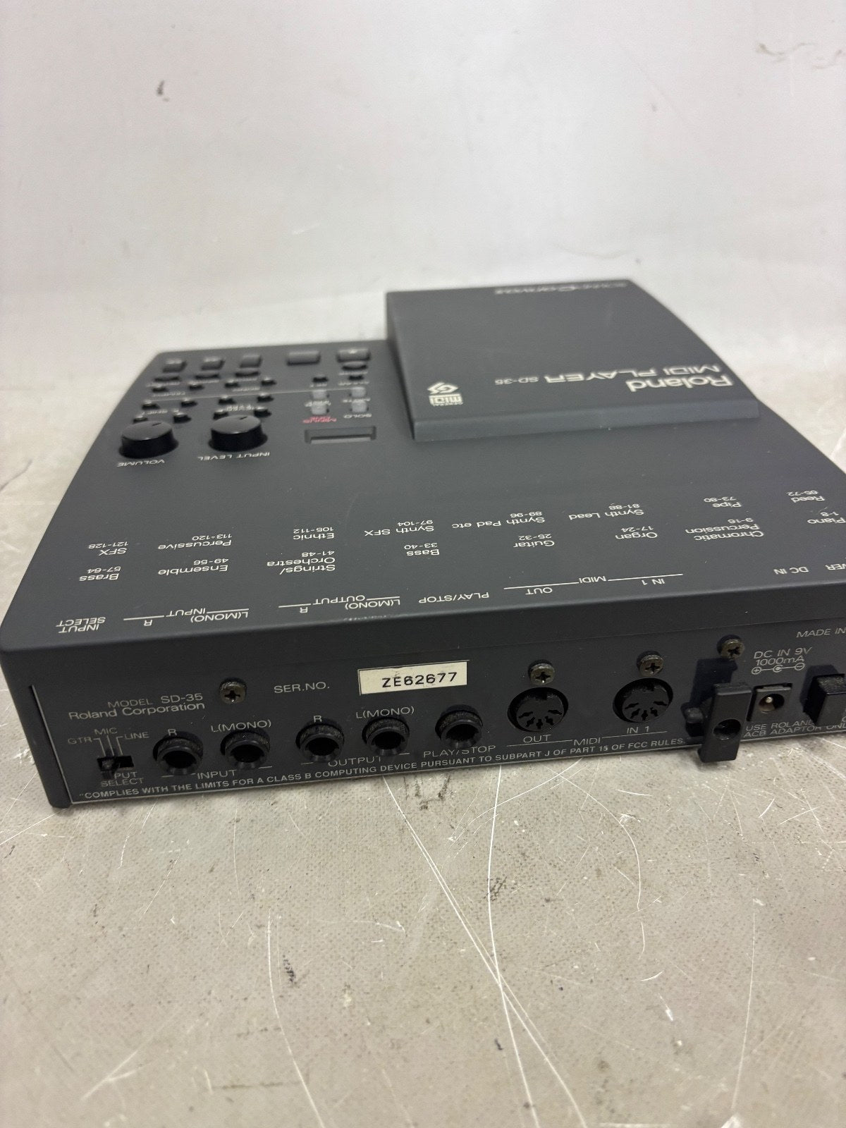 Roland Midi Player SD-35
