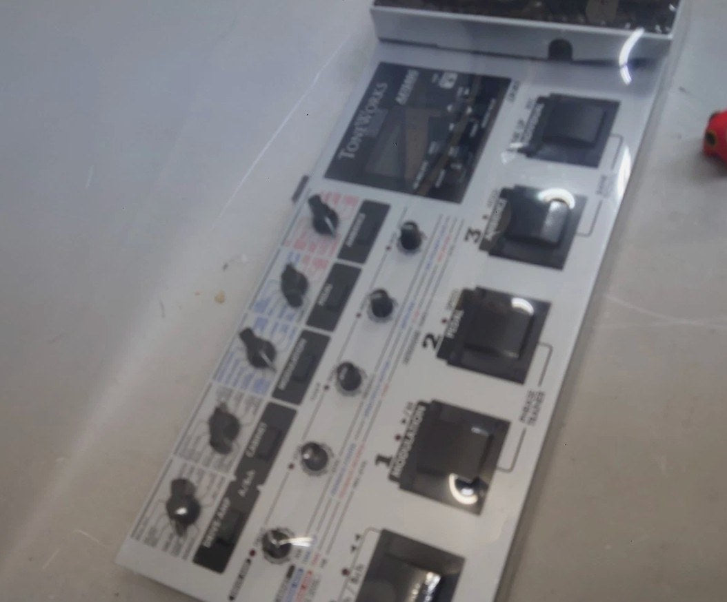 Korg AX1500G Guitar Multi Effects Processor Amp Modeling Expression Pedal Tested