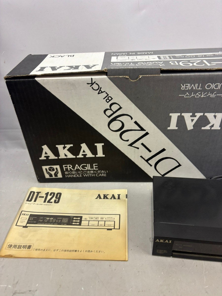 AKAI DT-129 Digital Audio Timer 1983 Tested Working