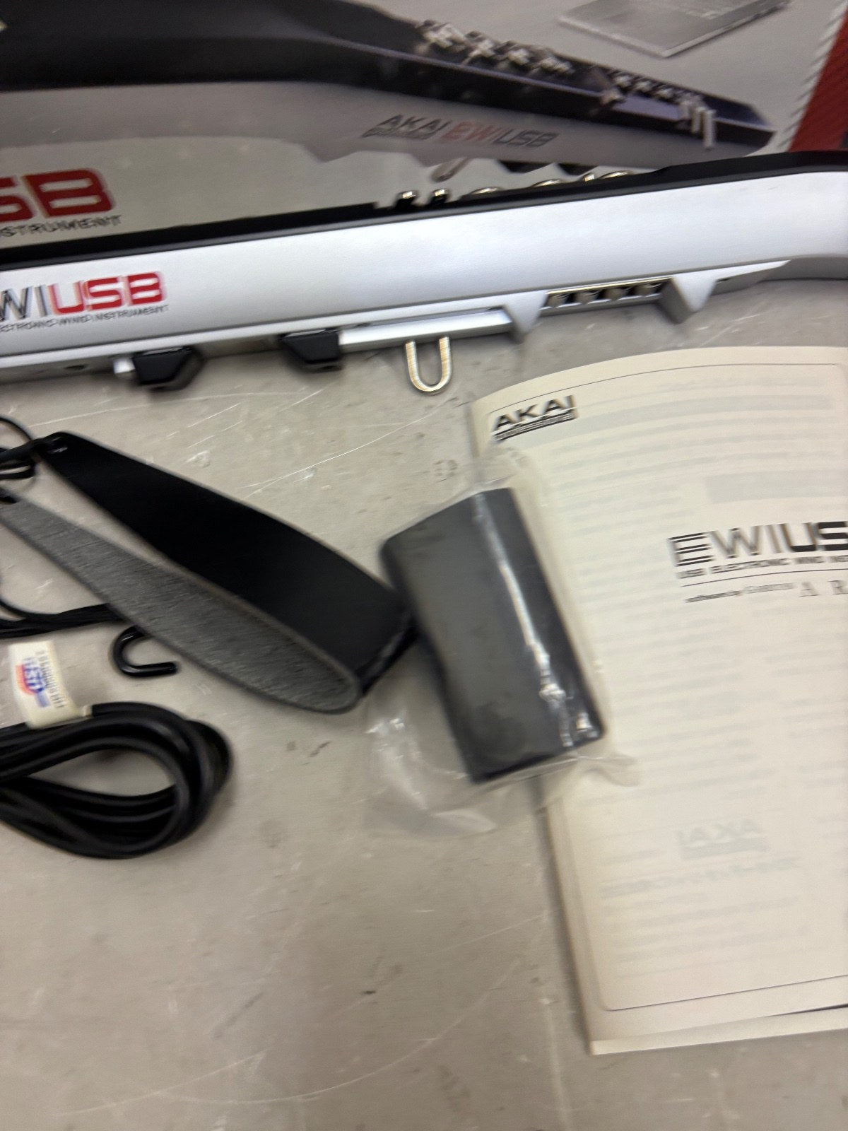 Akai EWI USB Electronic Wind Instrument with Accessories for Music Production