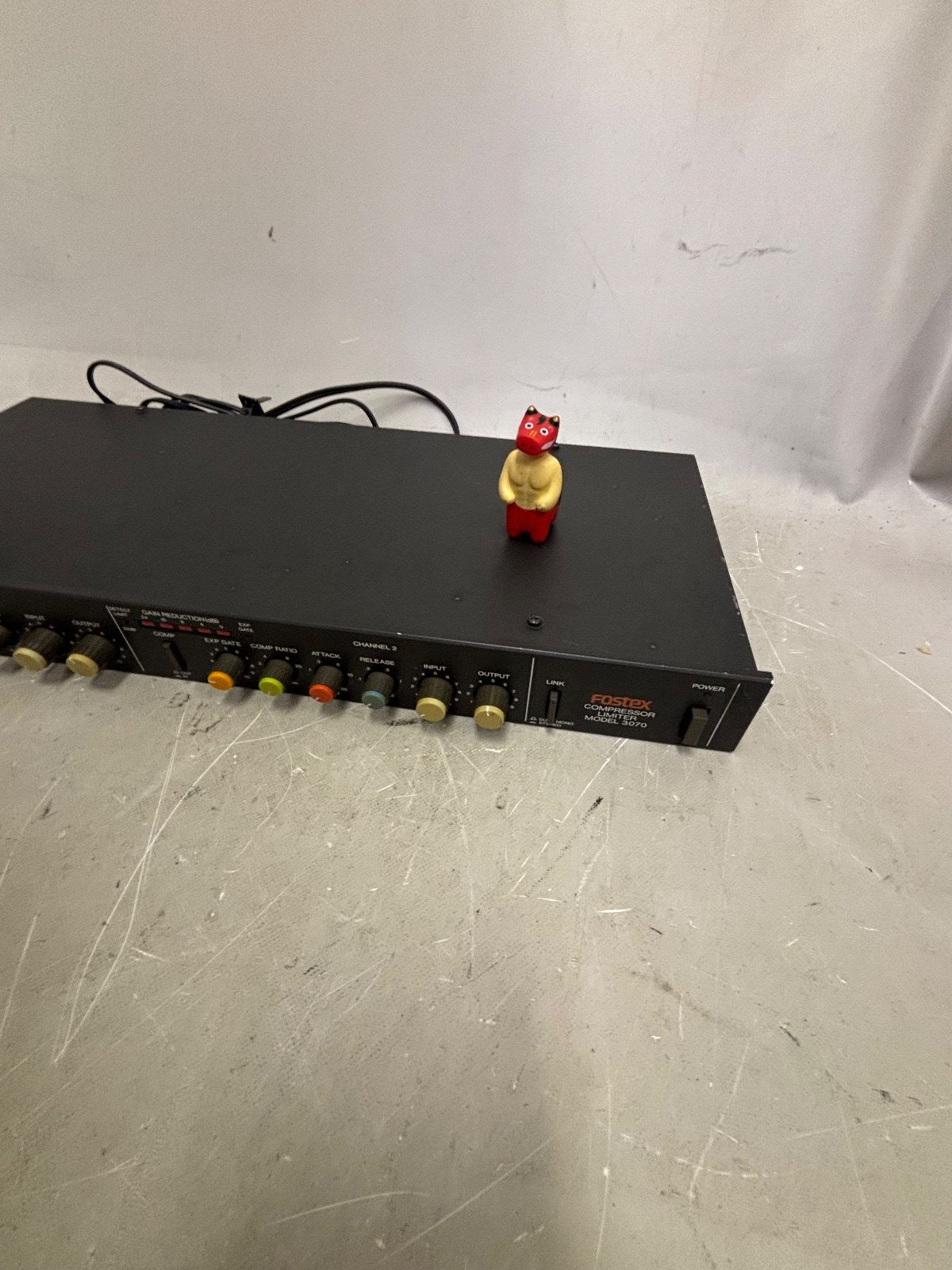 Fostex 3070 Compressor Limiter Rackmount  Vintage Rack Unit 2 Channel Pro Audio