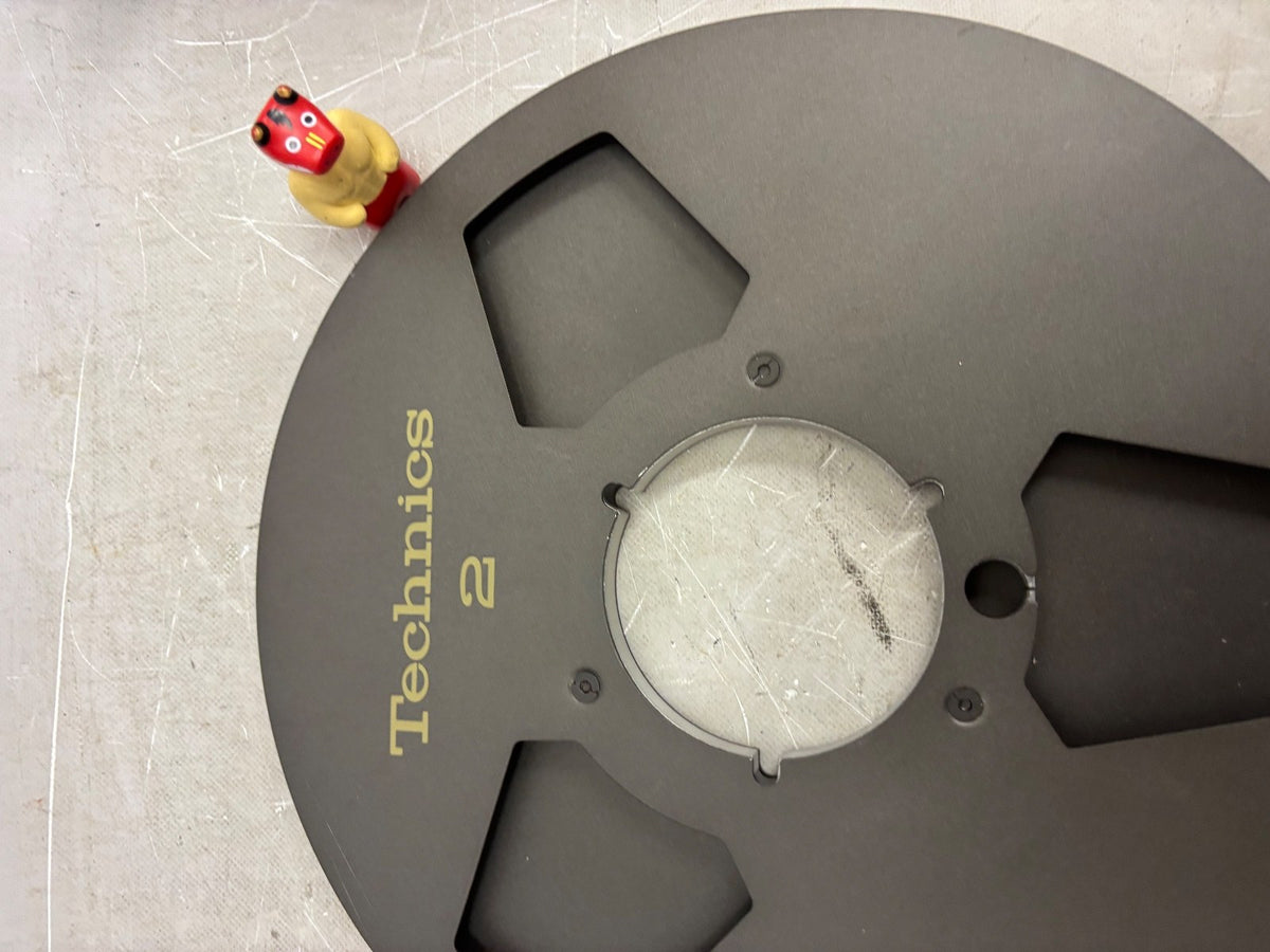 Technics 10.5 metal reel black tape reel