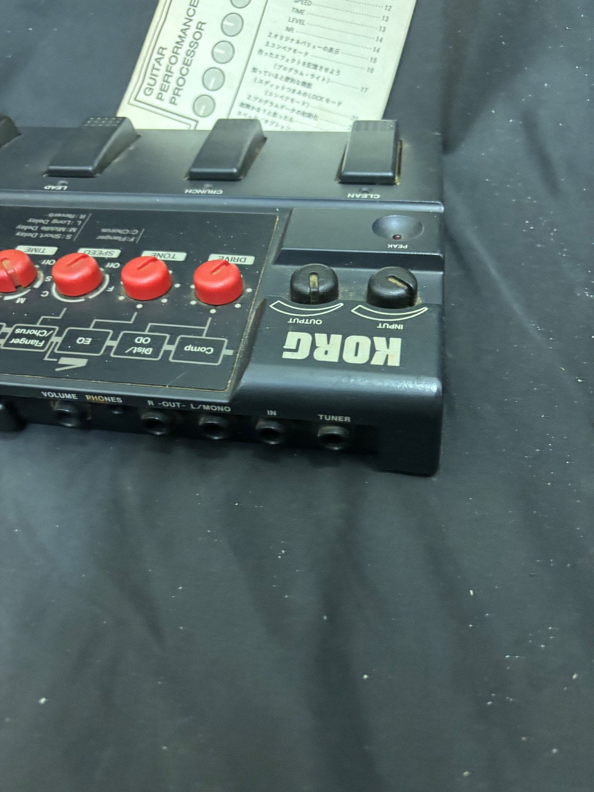 Korg ToneWorks G3 Guitar Performance Processor Multi Effects Pedal Tested