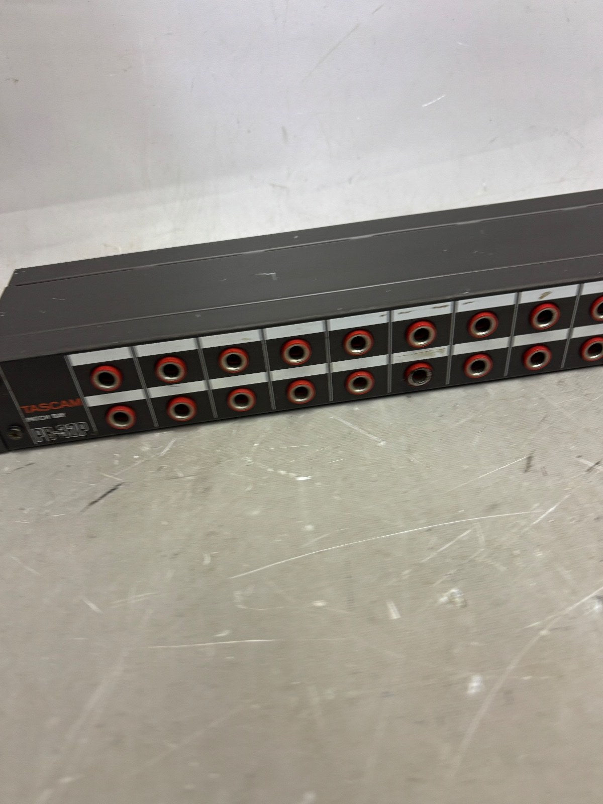 TASCAM PB-32P Audio Patch Bay 32 Point Rackmount Signal Router Tested
