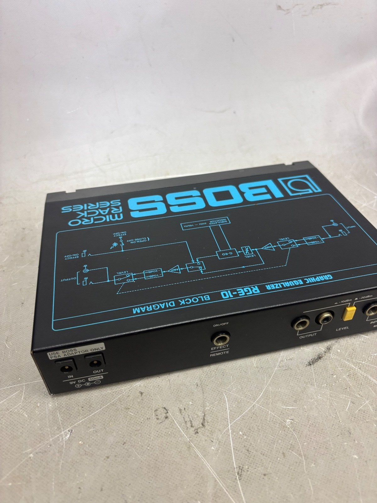 BOSS RGE-10 Digital Chorus Ensemble Micro Rack Guitar Effects Used JPN