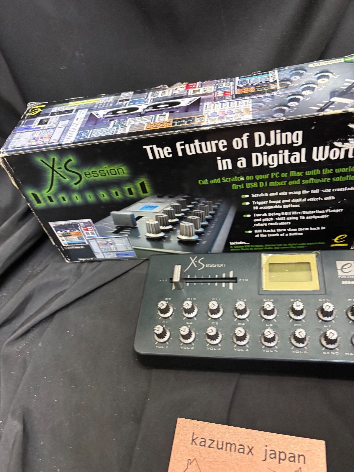 NEW Evolution X-Session DJ USB/Midi Controller MIDI IN & OUT Gun Metal Grey