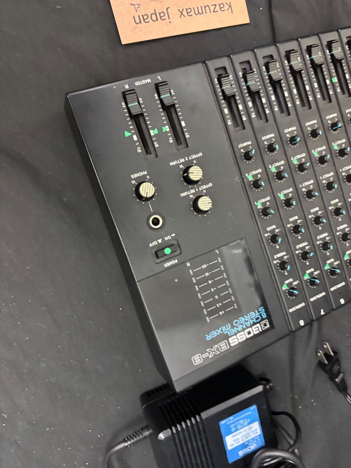 BOSS BX-8 8Ch Compact Stereo Mixer with adapter