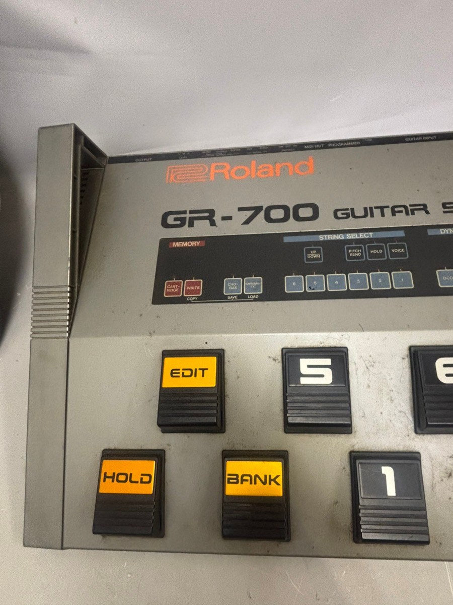 Vintage Roland GR-700 Analog Guitar Synthesizer 1980’s Powers On