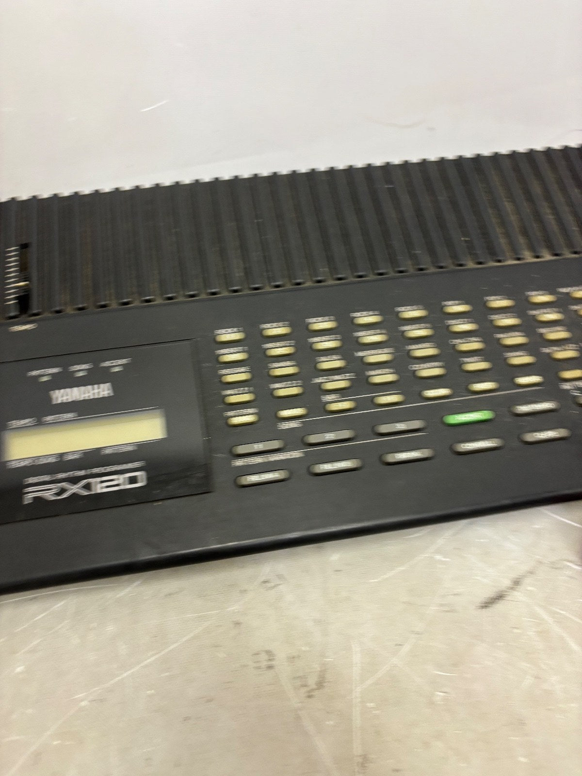 YAMAHA RX120 Digital Rhythm Programmer Drum Machine 38 PCM Sounds MIDI from Japa