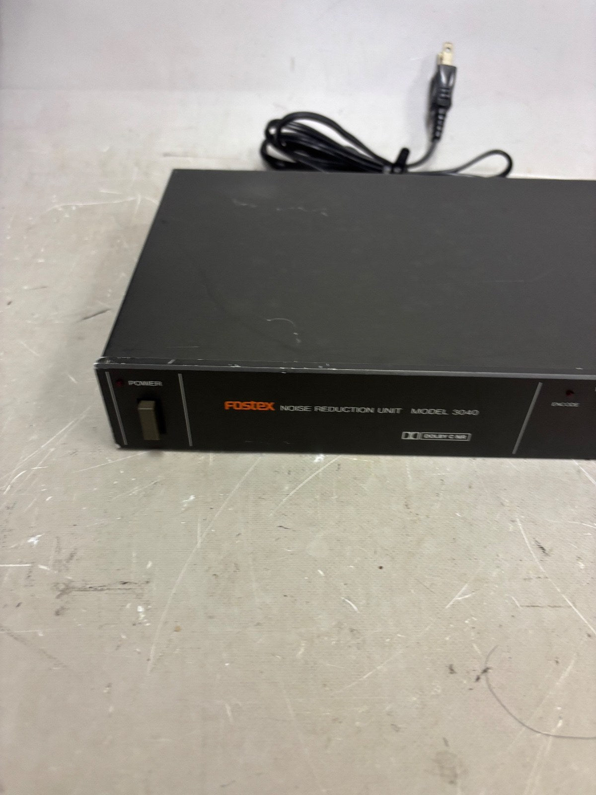 Fostex 3040 Dolby C Noise Reduction Unit Rackmount Audio Processor Tested