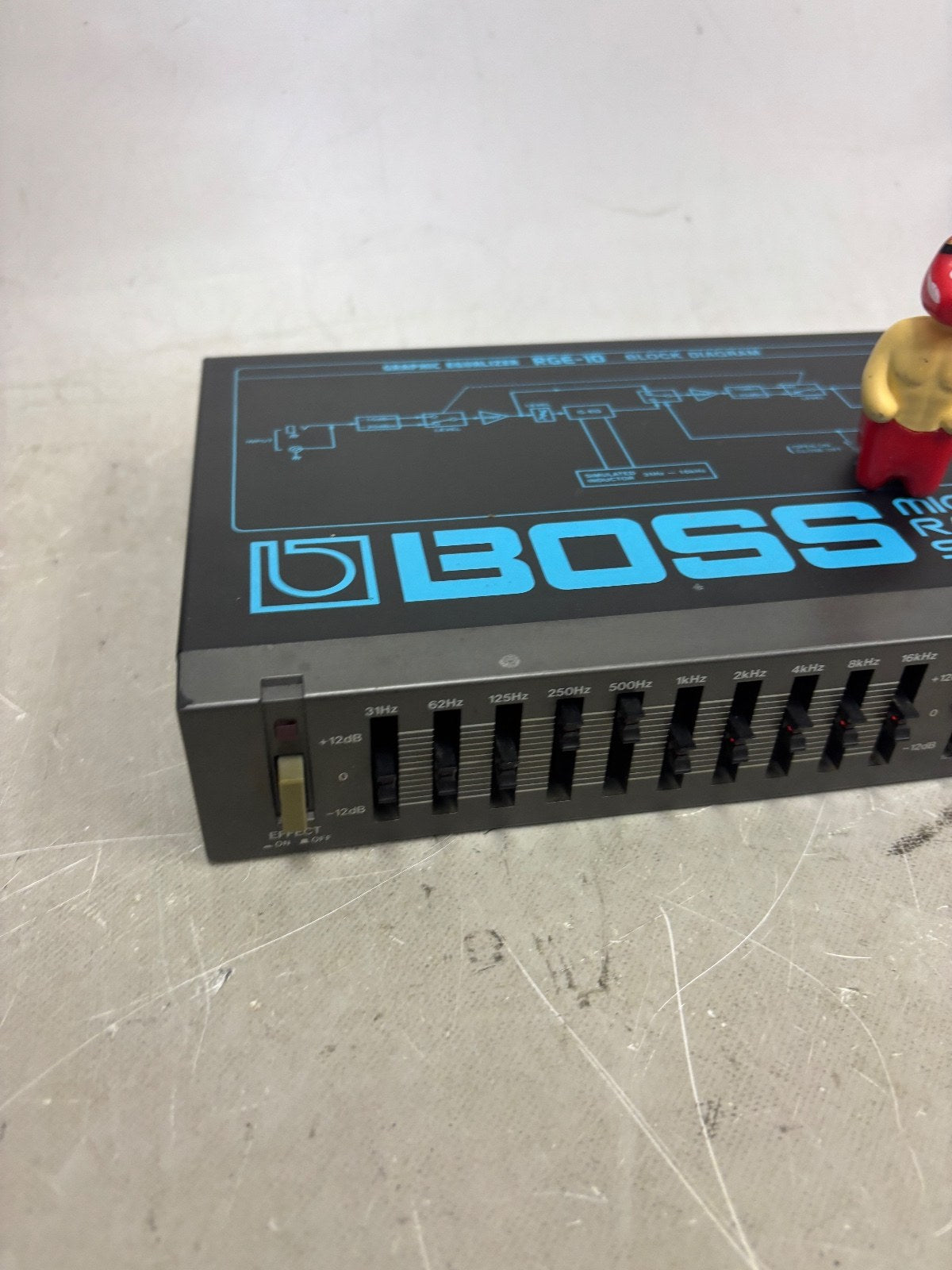 BOSS RGE-10 Digital Chorus Ensemble Micro Rack Guitar Effects Used JPN