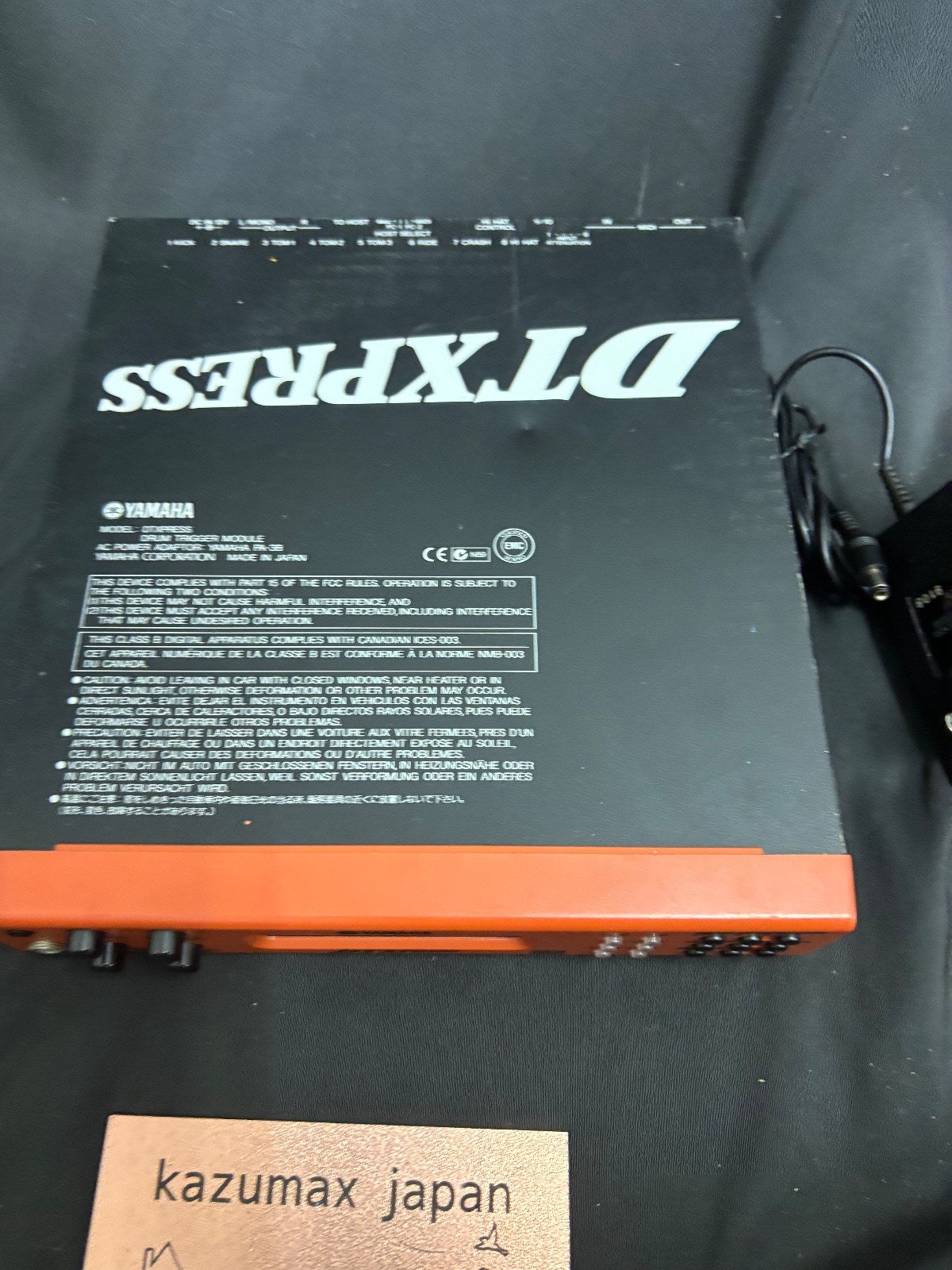 Yamaha DTXPRESS Electronic Drum Trigger Sound Module With Adapter Tested