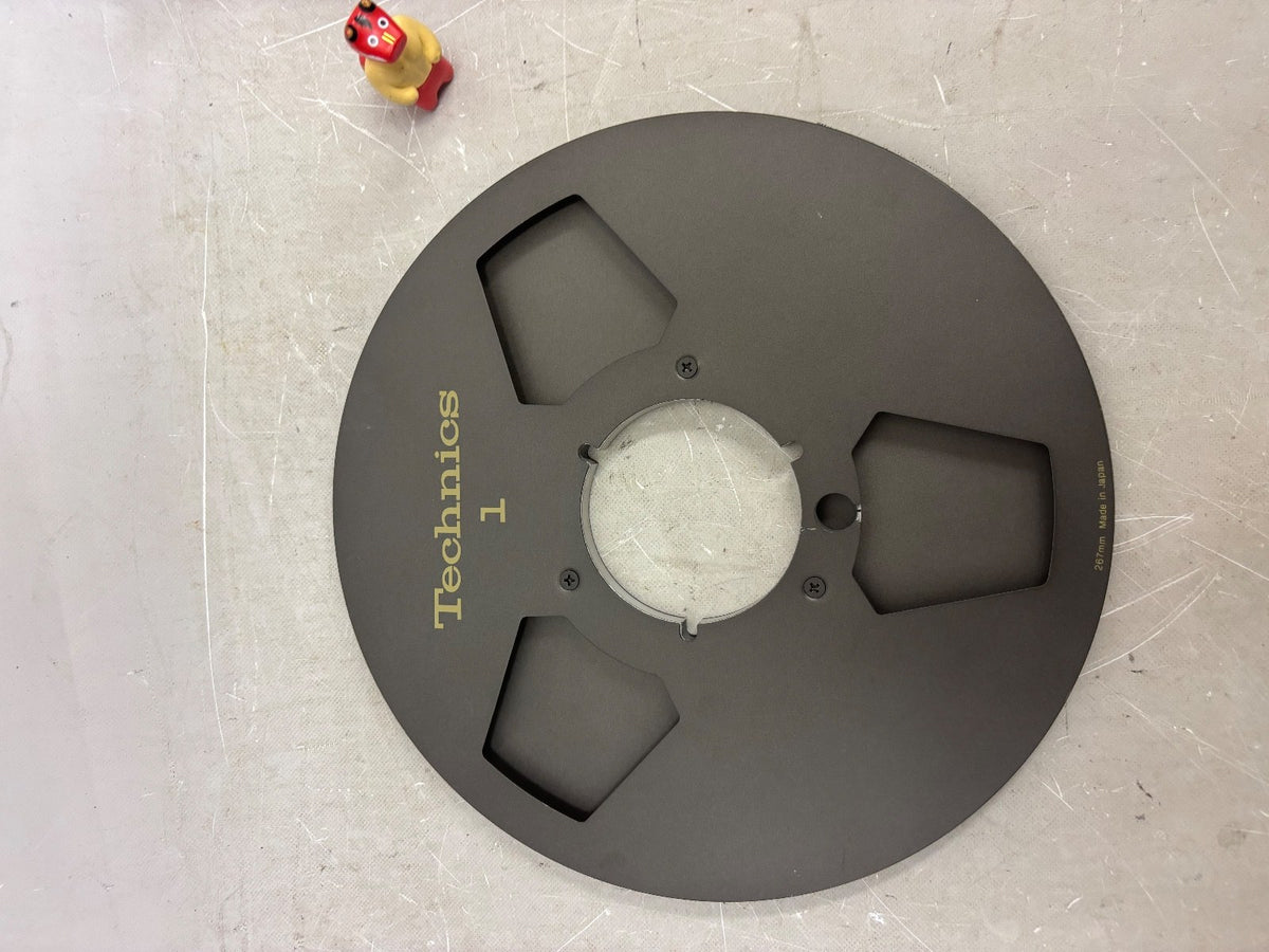 Technics 10.5 metal reel black tape reel