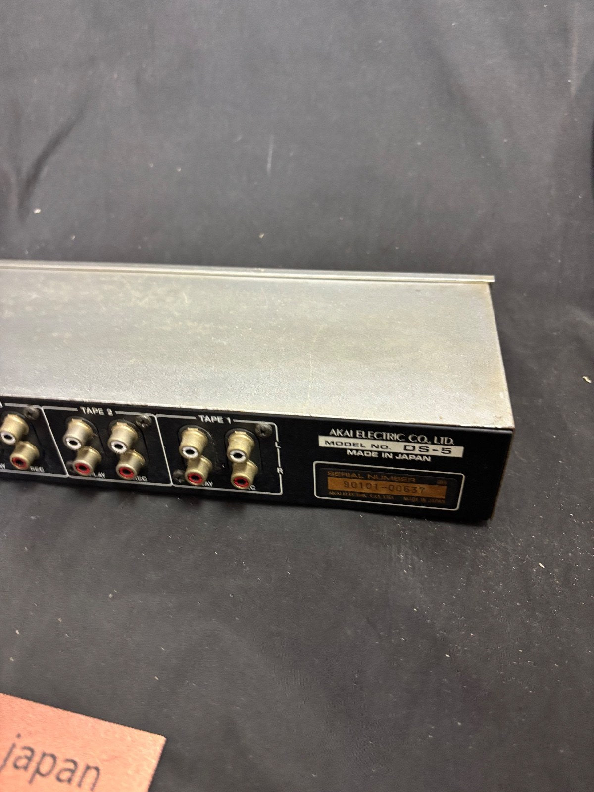 Akai DS-5 Tape Deck Selector Vintage Audio Component Rackmount Unit Tested