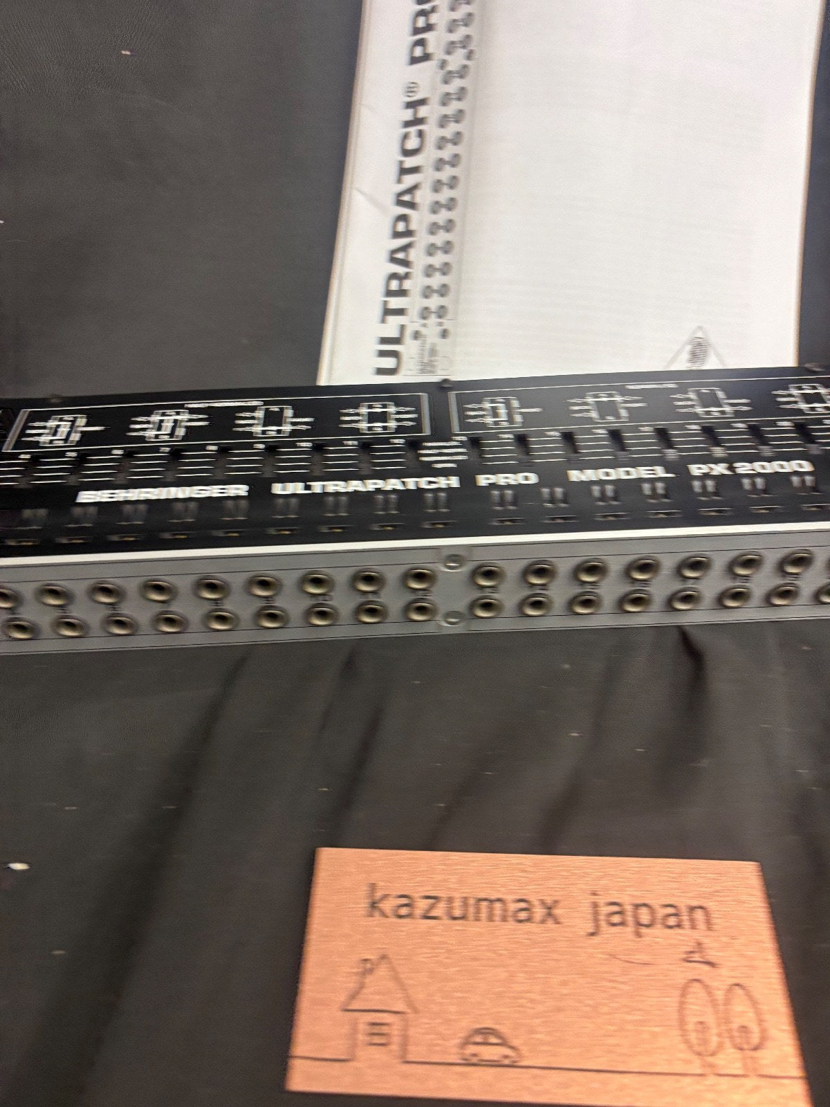 BEHRINGER PX2000 ULTRAPATCH PRO 48 Point 1U Audio Patchbay Working from Japan